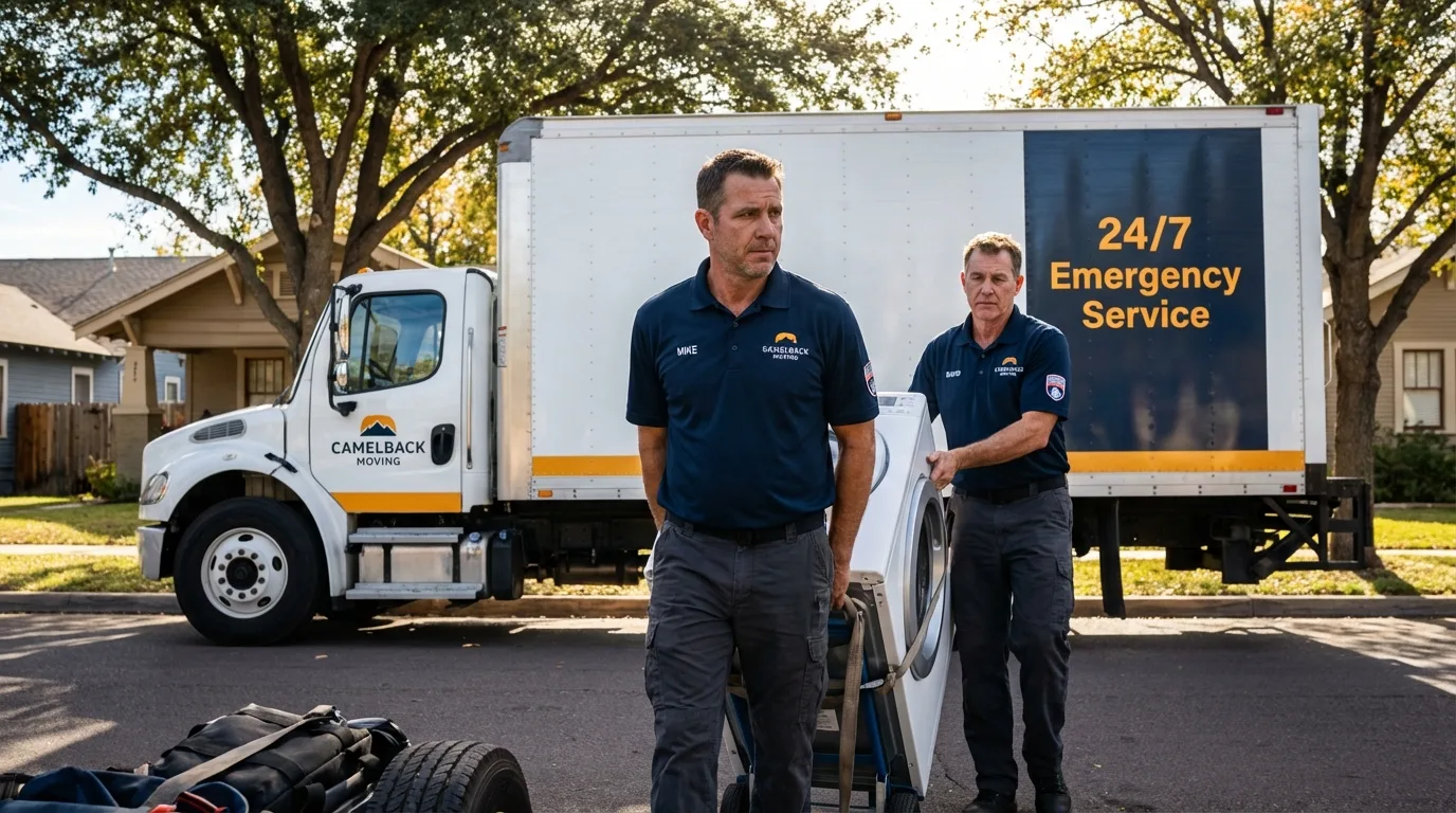 CamelBack Moving crew loading furniture in Plymouth, IN